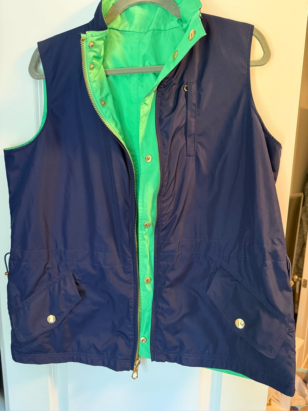 EUC Lauren Ralph Lauren Reversable lightweight vest size L